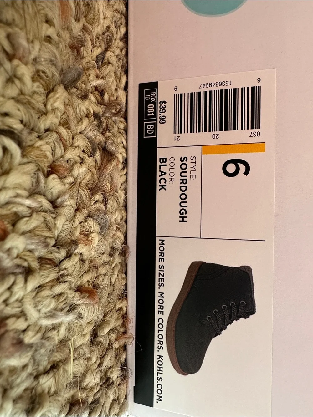 Sonoma Black Sourdough boots